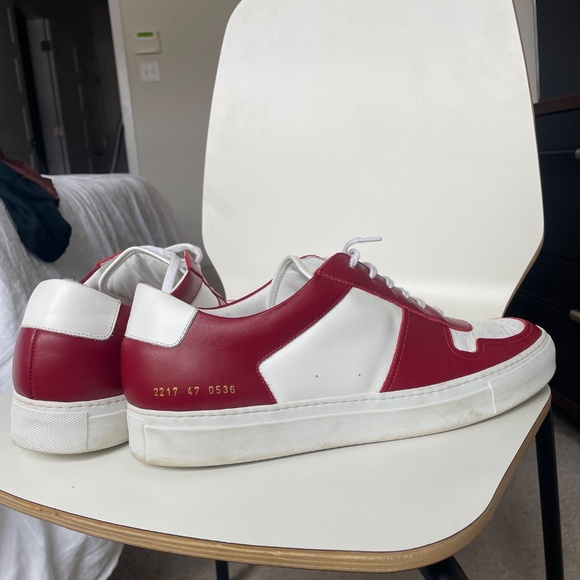 Common Projects sneakers-cherry red and white MEN’s size 47 - Picture 6 of 8